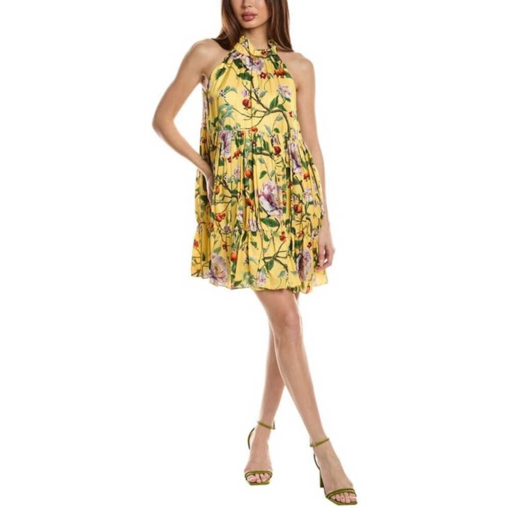 Borgo De Nor Maggie Silk-Blend Mini Dress